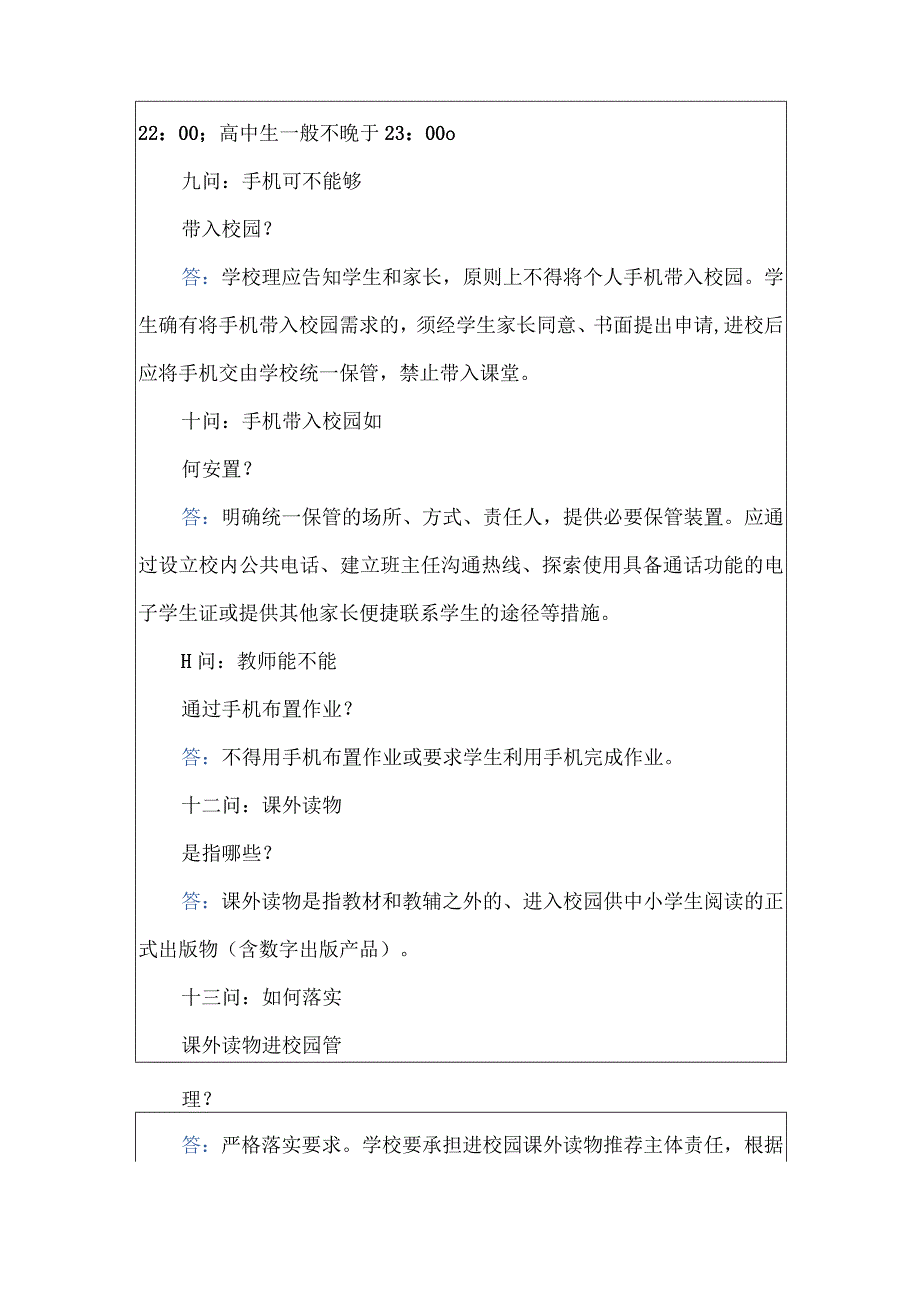 “双减”工作、“五项管理”工作要点问答_第3页