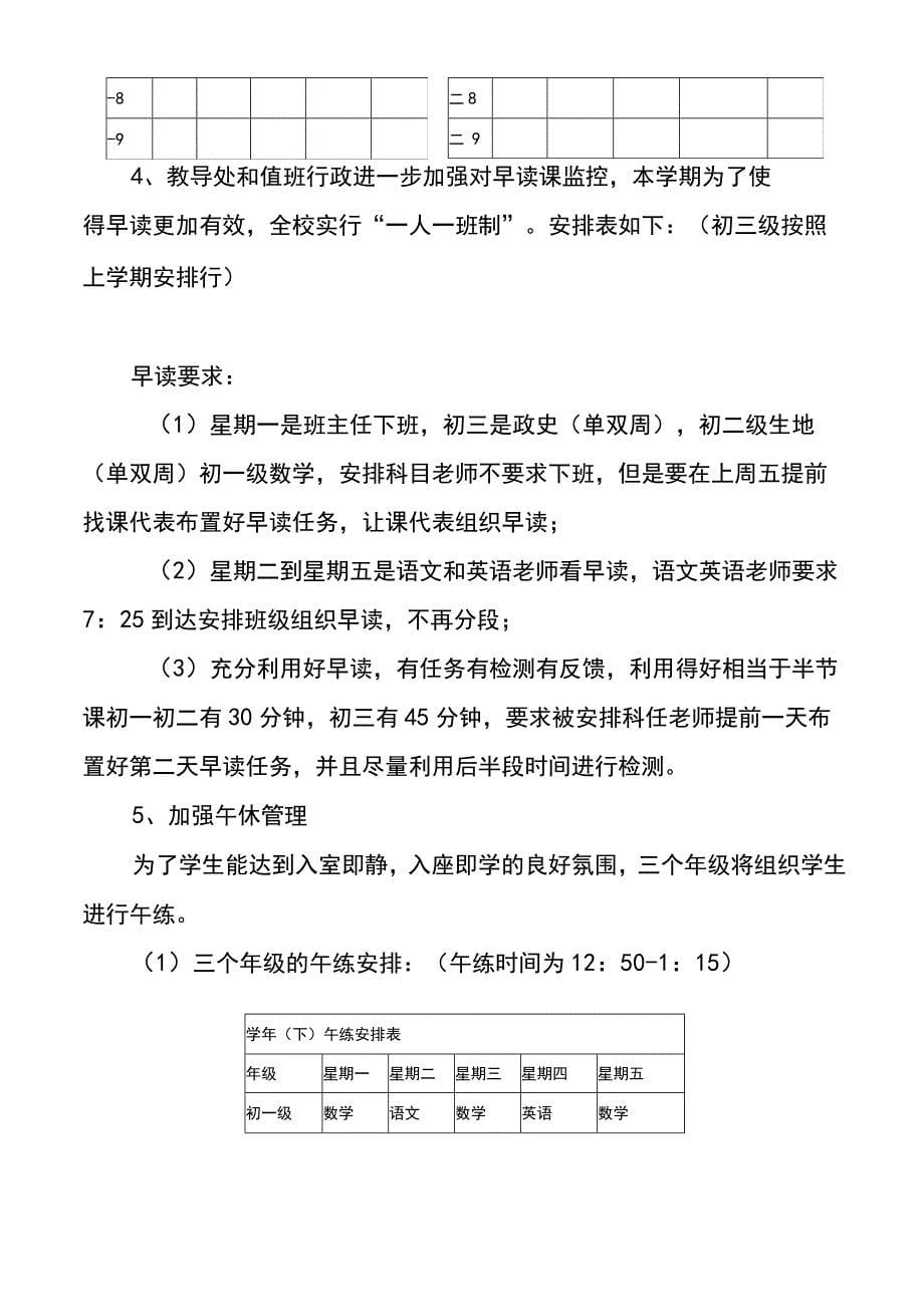 XX中学教导处第二学期教学计划_第5页