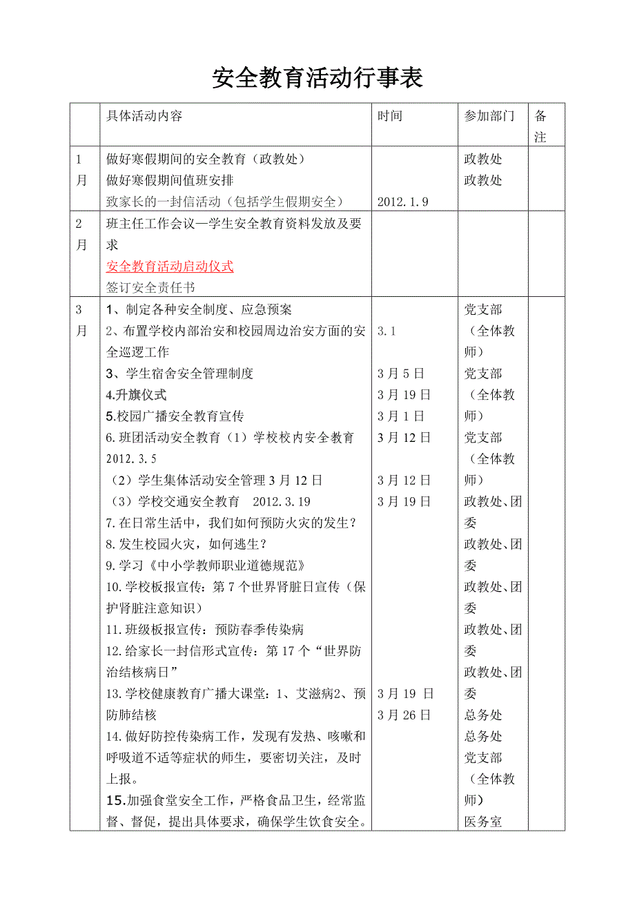 安全教育实施方案_第4页