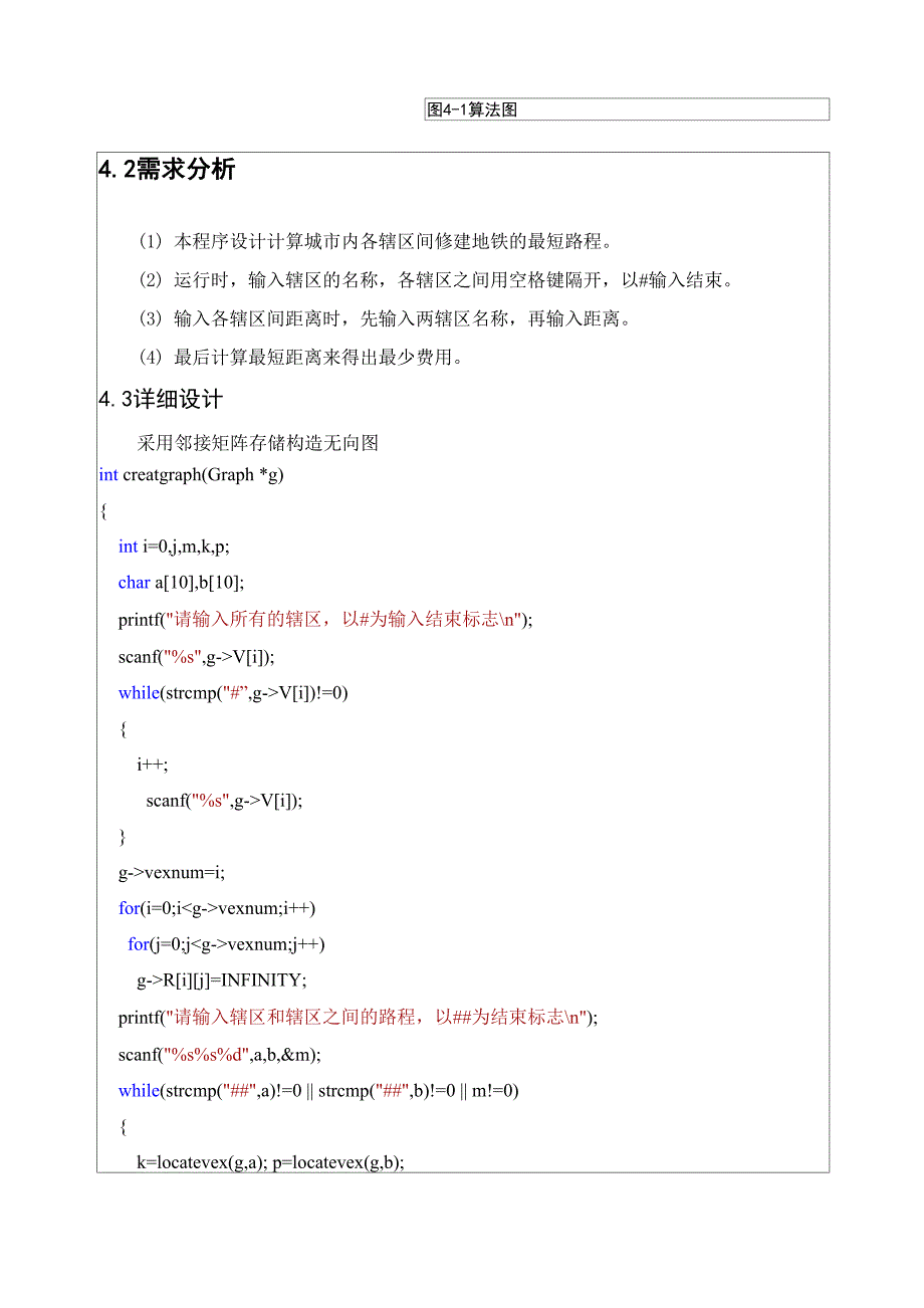 数据结构课程设计：地铁建设问题_第4页