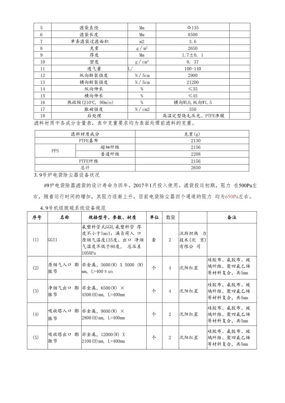 华能海口电厂9号机组A修锅炉辅机及除尘、脱硫环保设备检修工程技术规范书_第5页