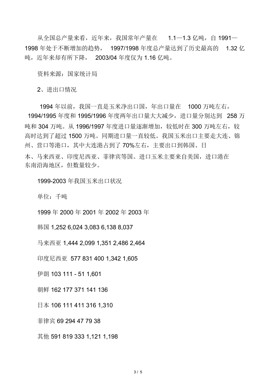 玉米供给与需求_第3页