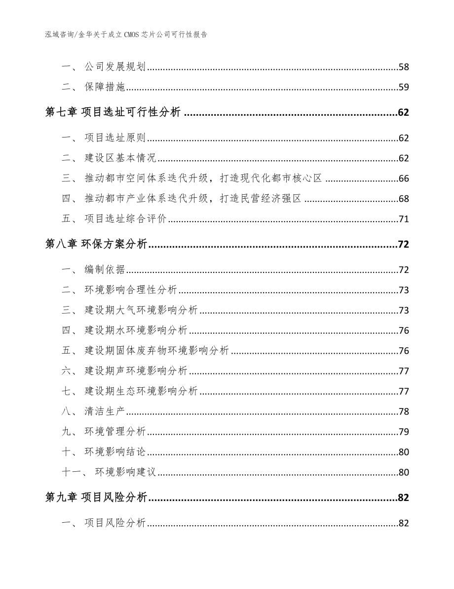 金华关于成立CMOS芯片公司可行性报告（模板参考）_第5页