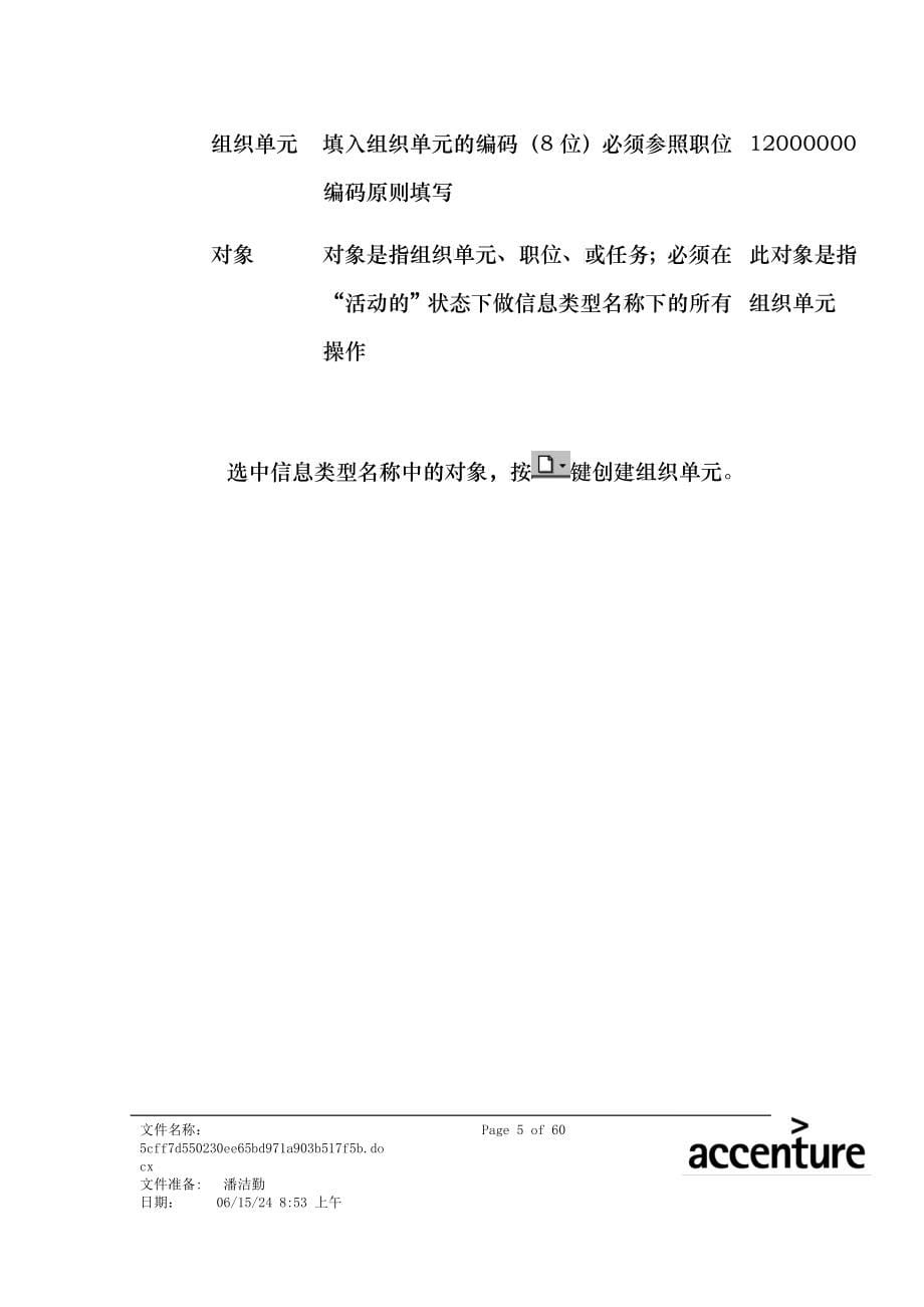 某家具公司SAP实施专案之组织架构调整流程_第5页