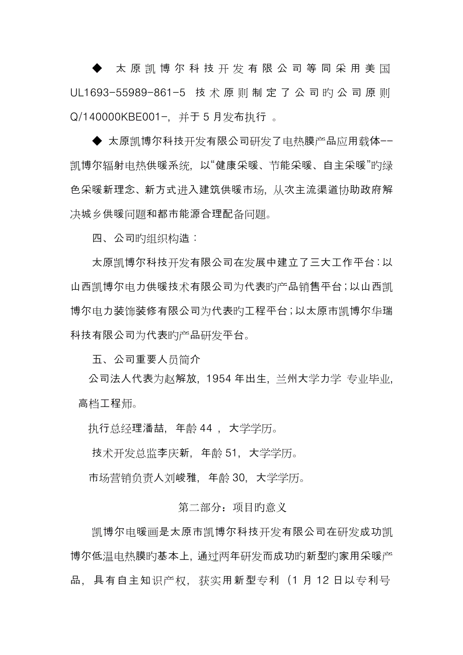 凯博尔电暖画商业综合计划书_第4页