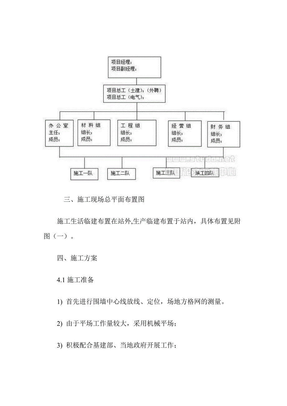 汉中110kV变电站增容改造工程施工组织设计_第4页