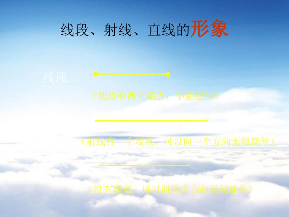 【北师大版】数学七年级上册：4.1线段、射线、直线ppt教学课件_第4页