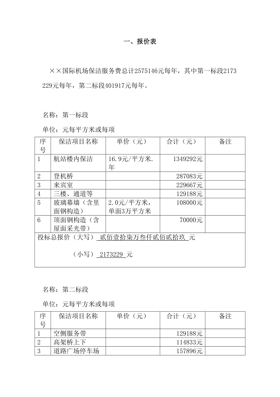 飞机场物业管理方案_第2页