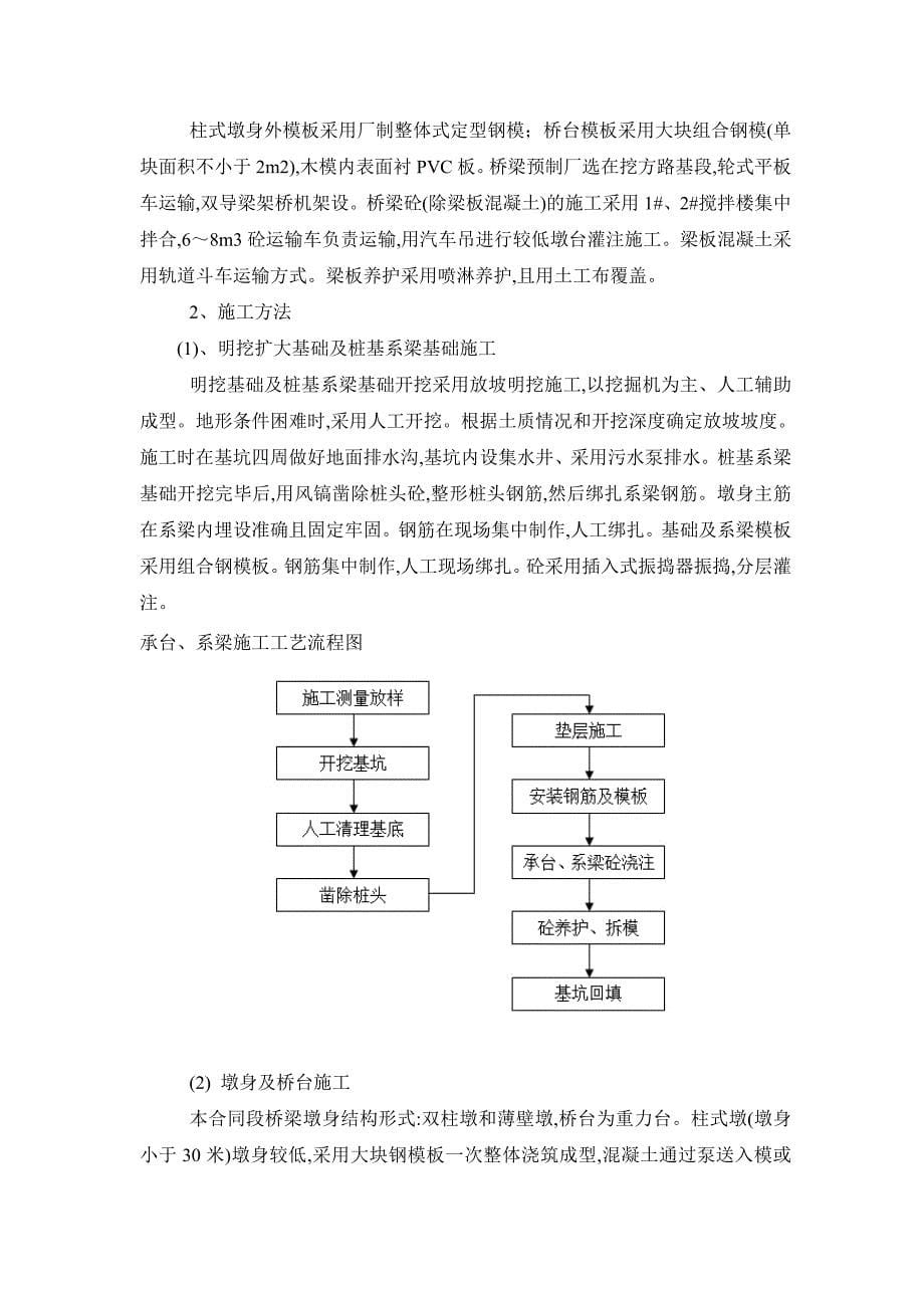 溢水大桥复工施工方案范本_第5页