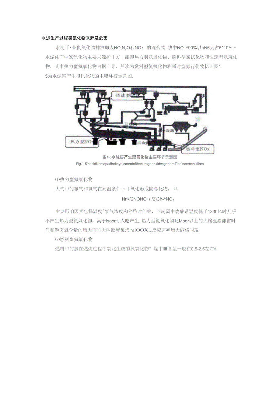 水泥生产过程氮氧化物来源及危害_第1页