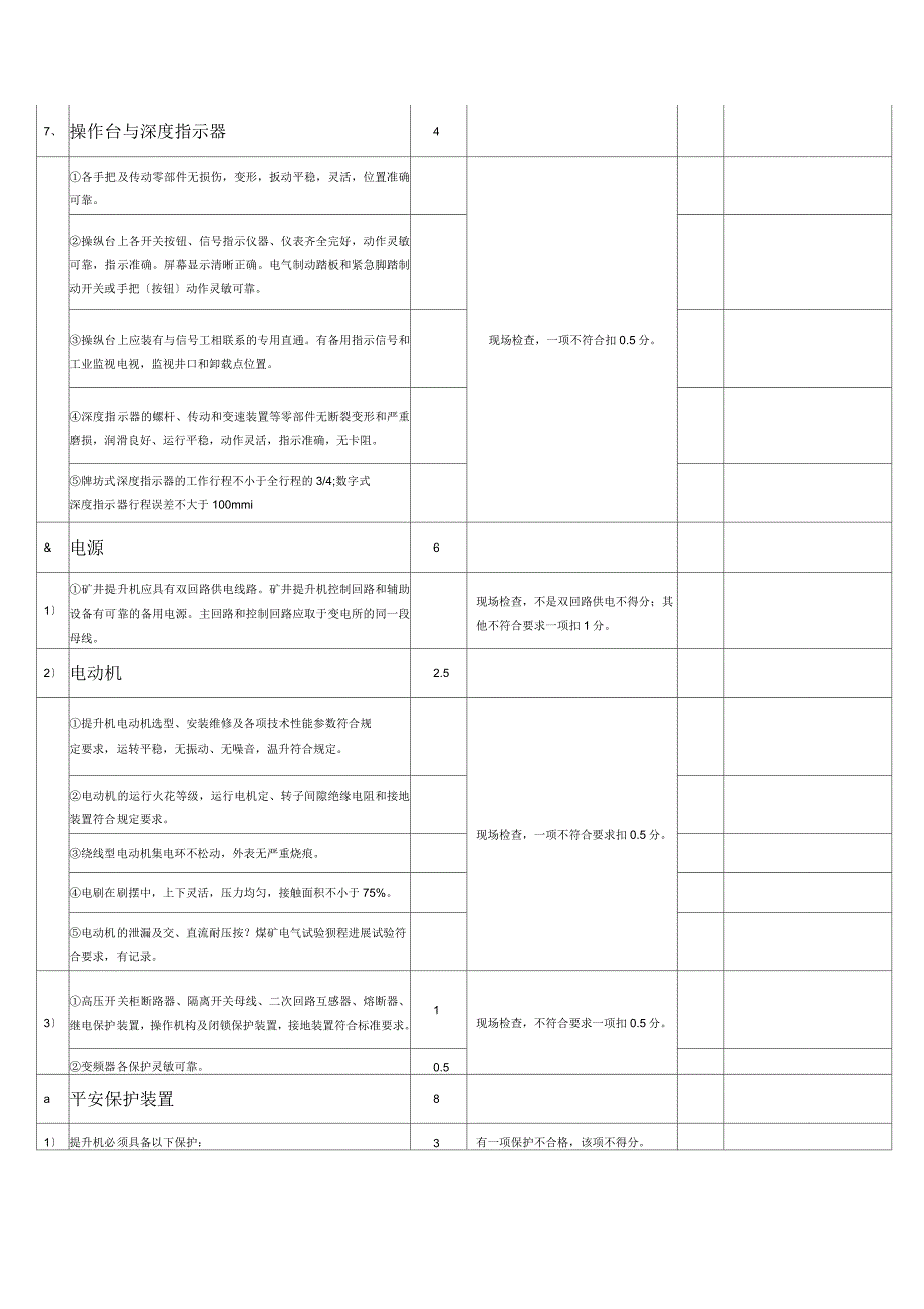 机电运输安全评价标准_第3页