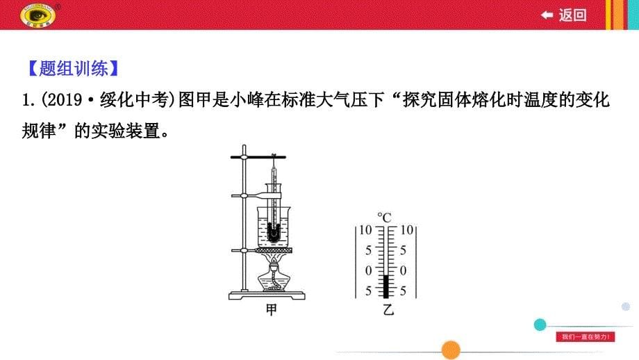 沪科版九年级物理专项培优分类练二物态变化实验课件_第5页