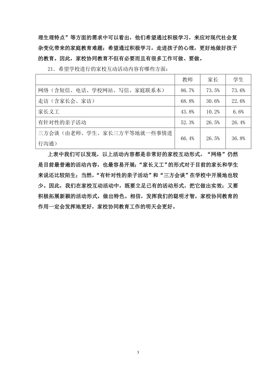 “家校协同教育现状调查问卷”统计报告.doc_第4页