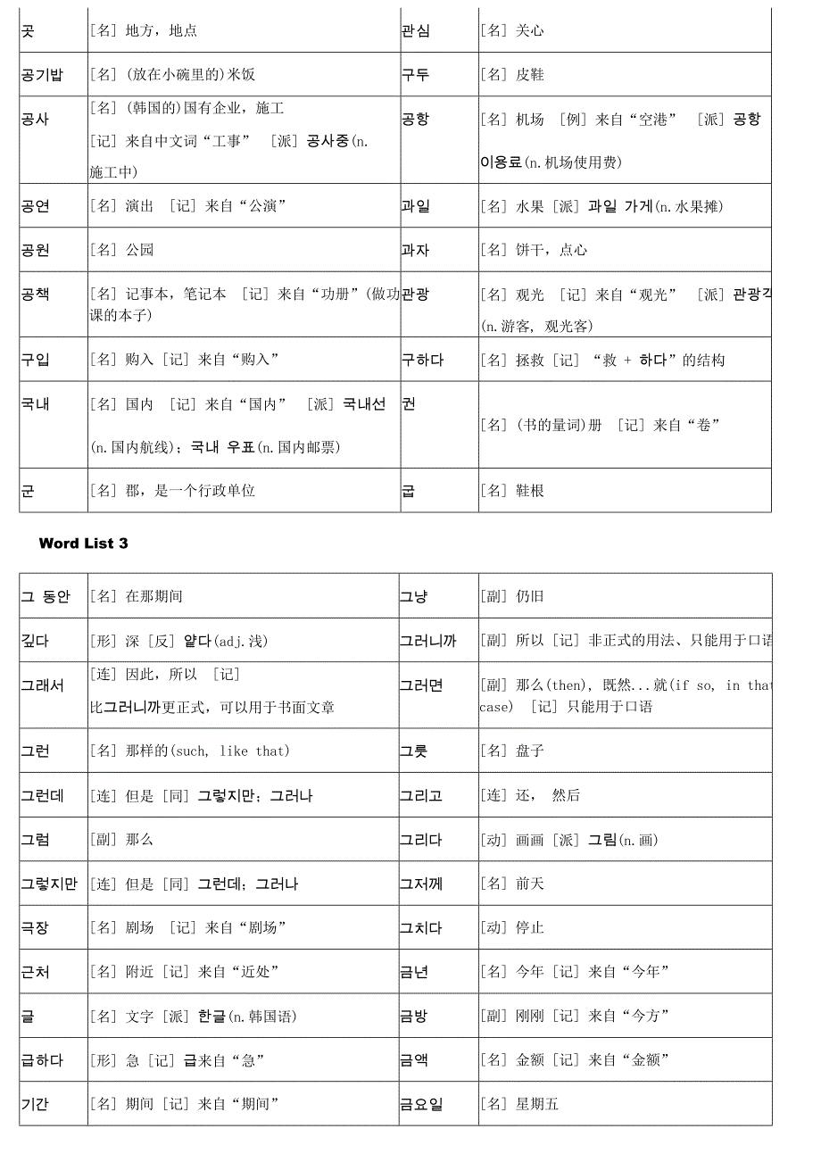 韩语TOPIK初级全部单词打印版(共27页)_第3页