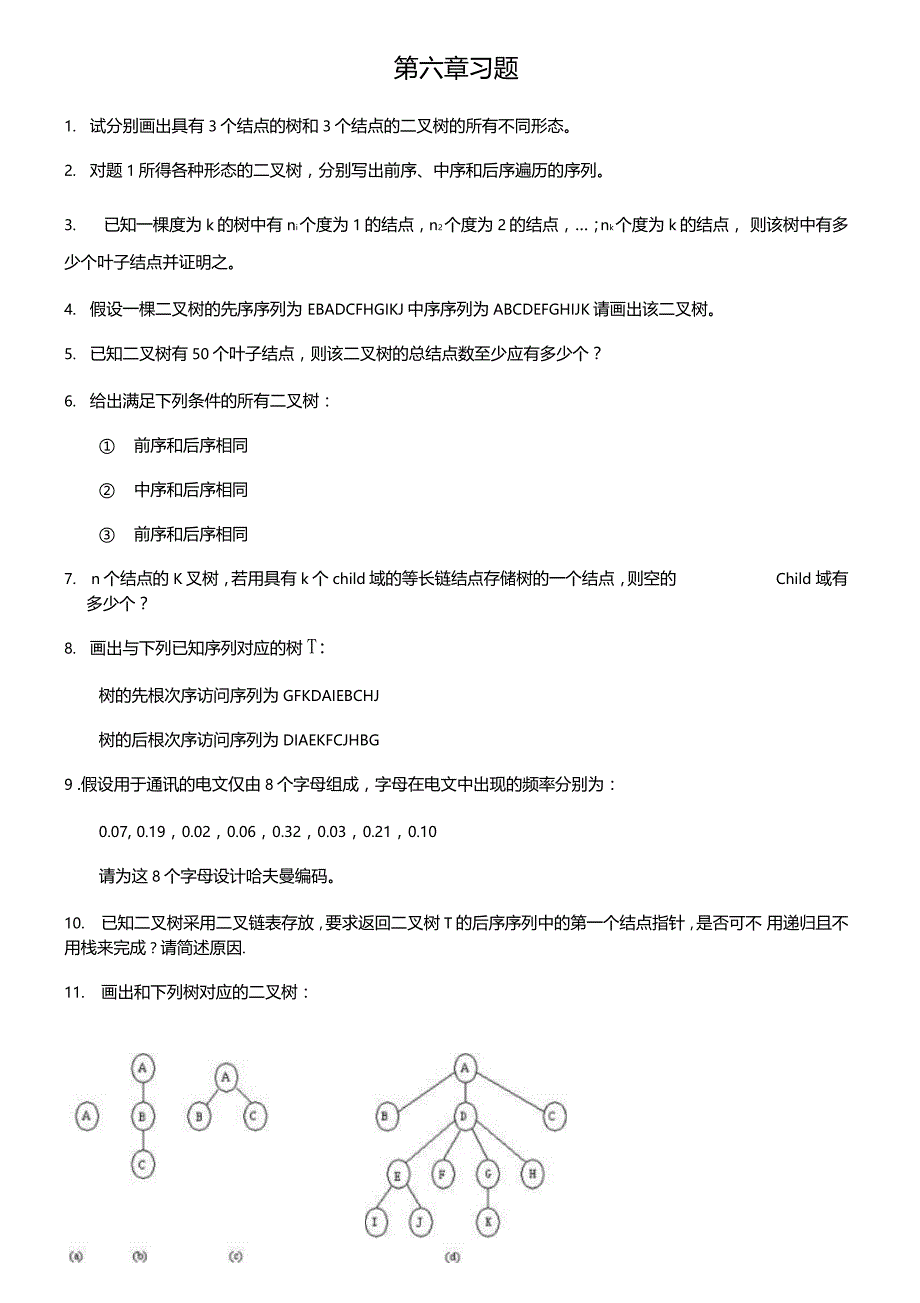 数据结构课后习题及解析_第1页