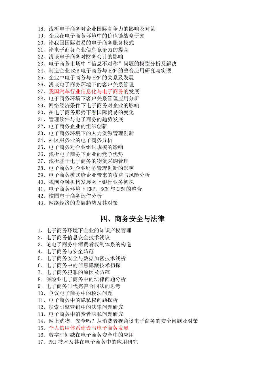 电子商务专业常用毕业论文题目_第3页