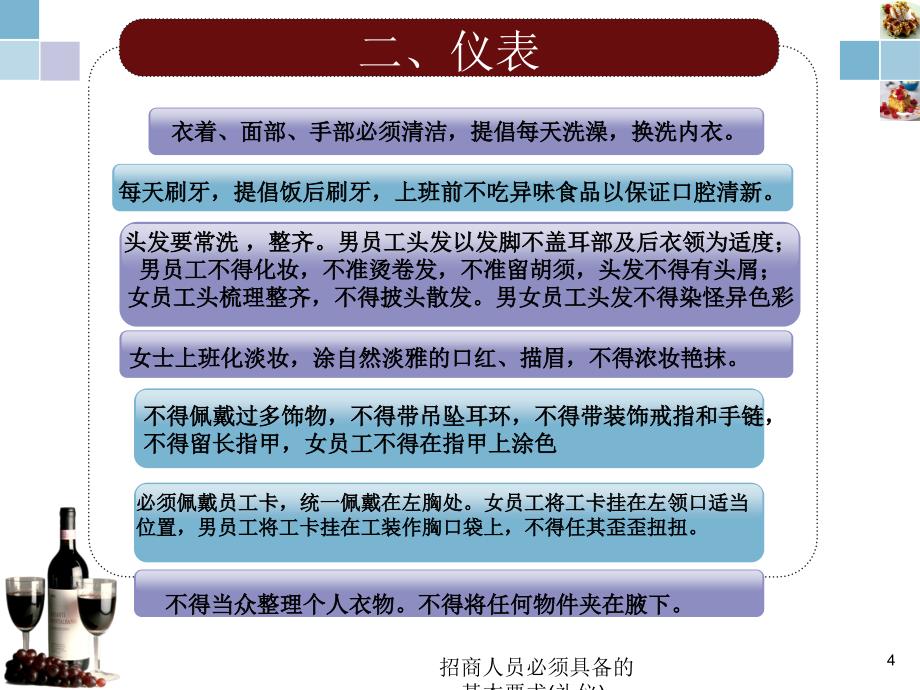 招商人员必须具备的基本要求礼仪PPT课件_第4页