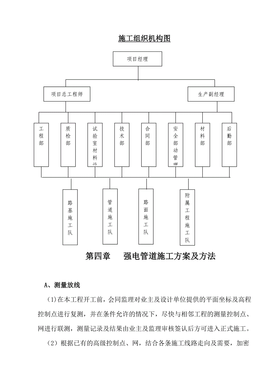 【施工管理】强电管道施工组织方案(DOC)_第4页