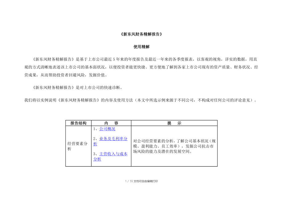 新东风财务精解报告_第1页