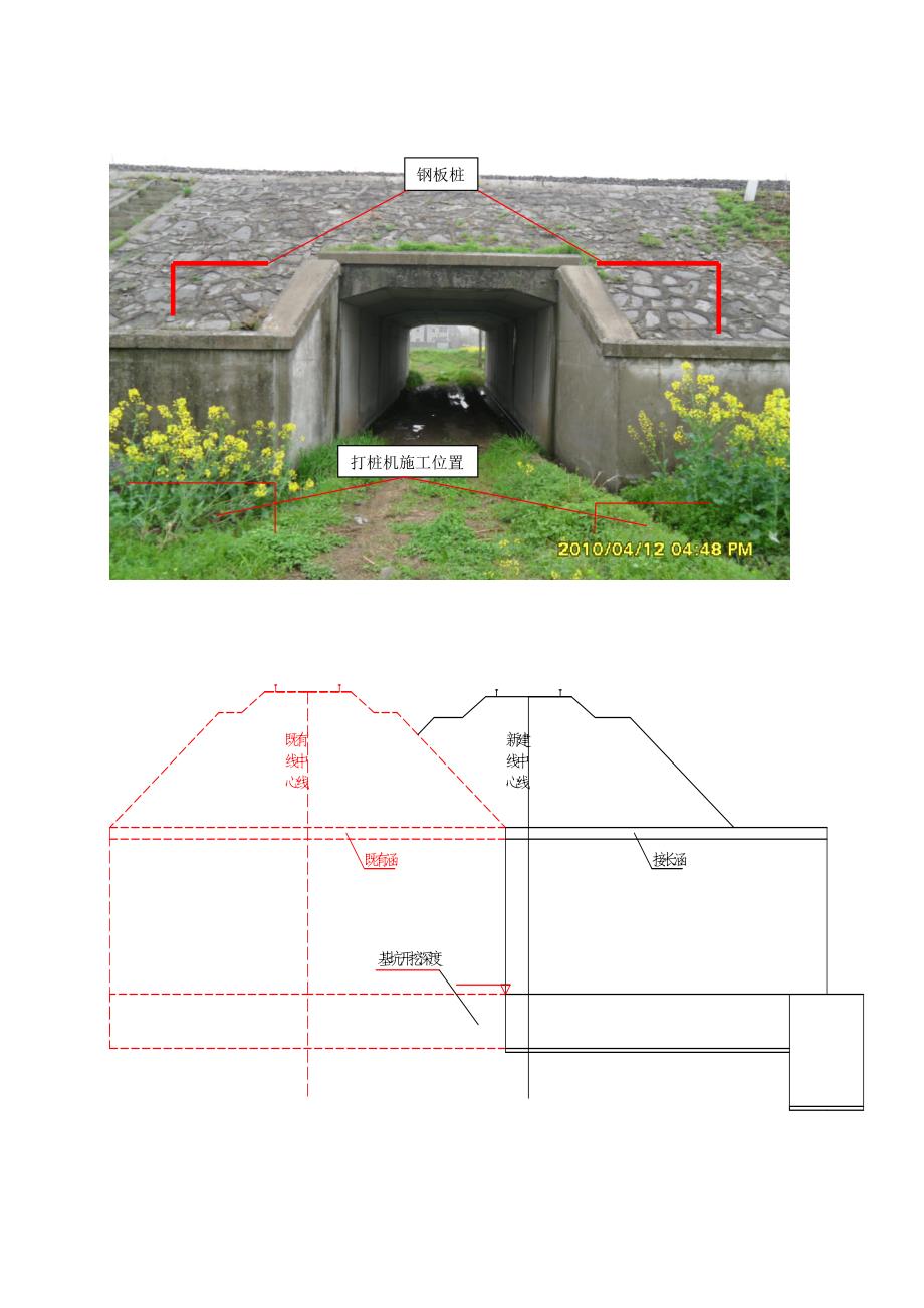 钢板桩防护接长涵施工方案_第3页