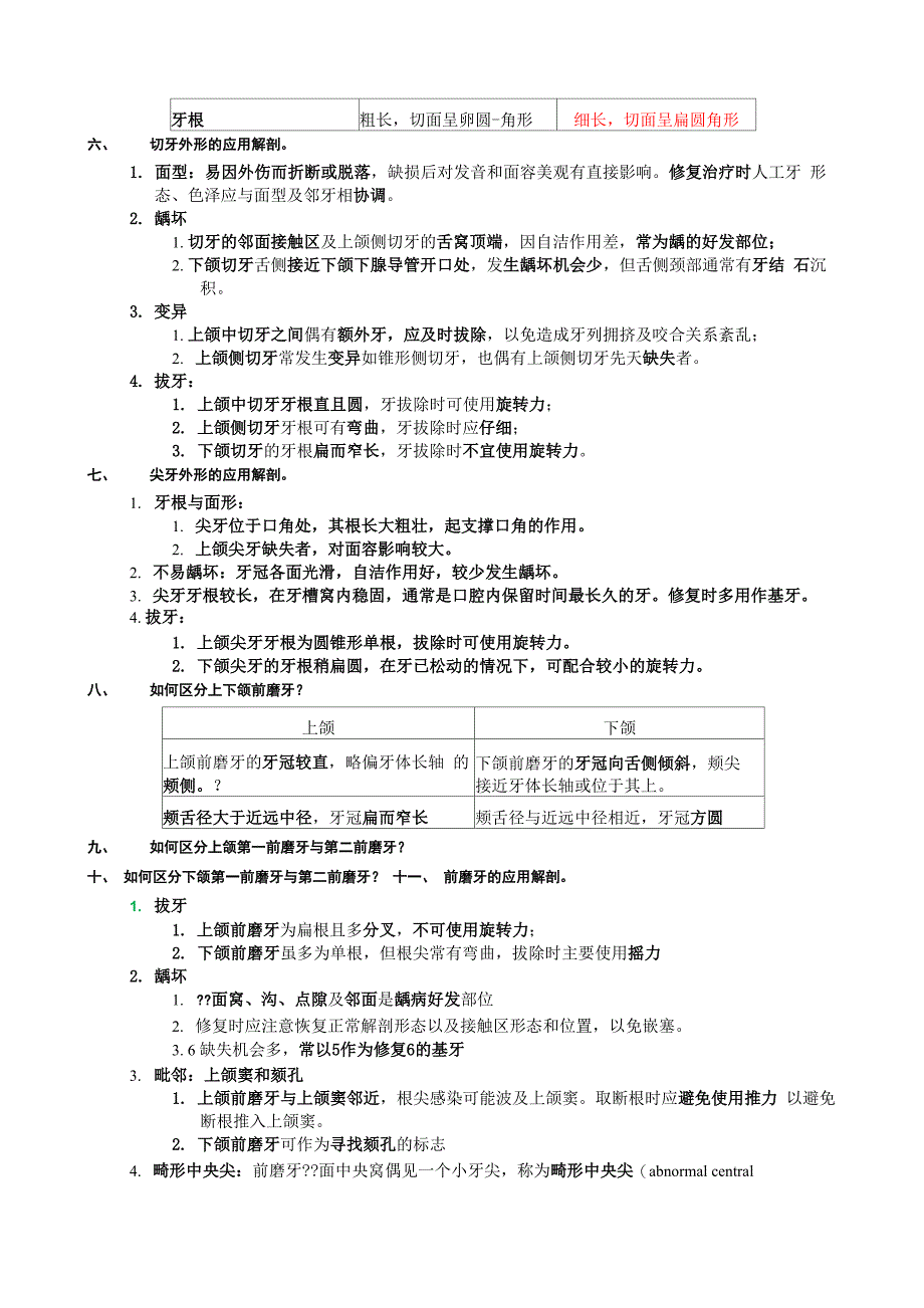 口腔解剖生理学重点问题大题整理_第2页