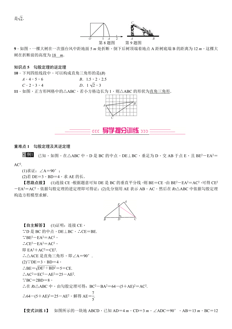 最新中考数学复习第16讲直角三角形_第2页