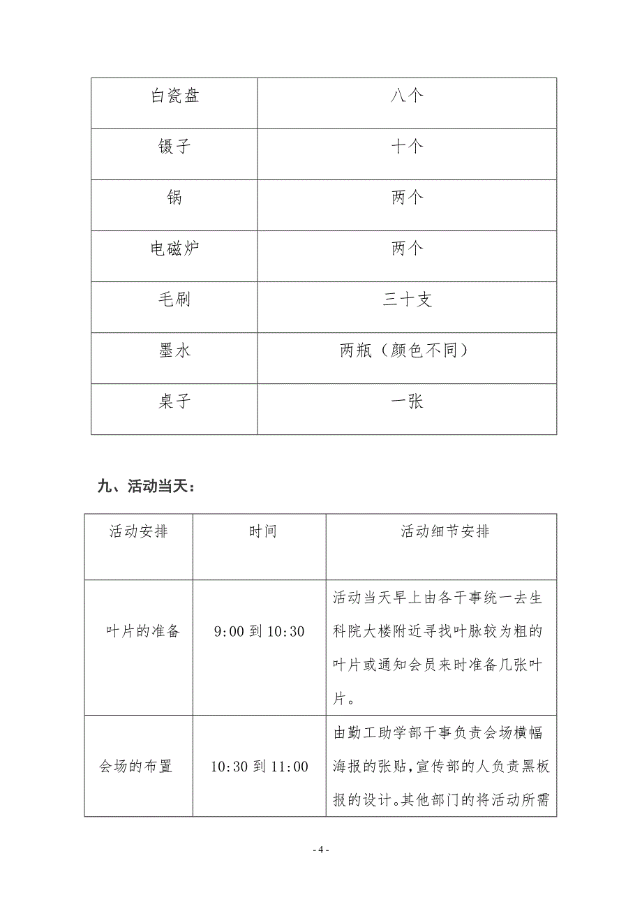 勤工助学部叶脉书签制造策划书_第4页