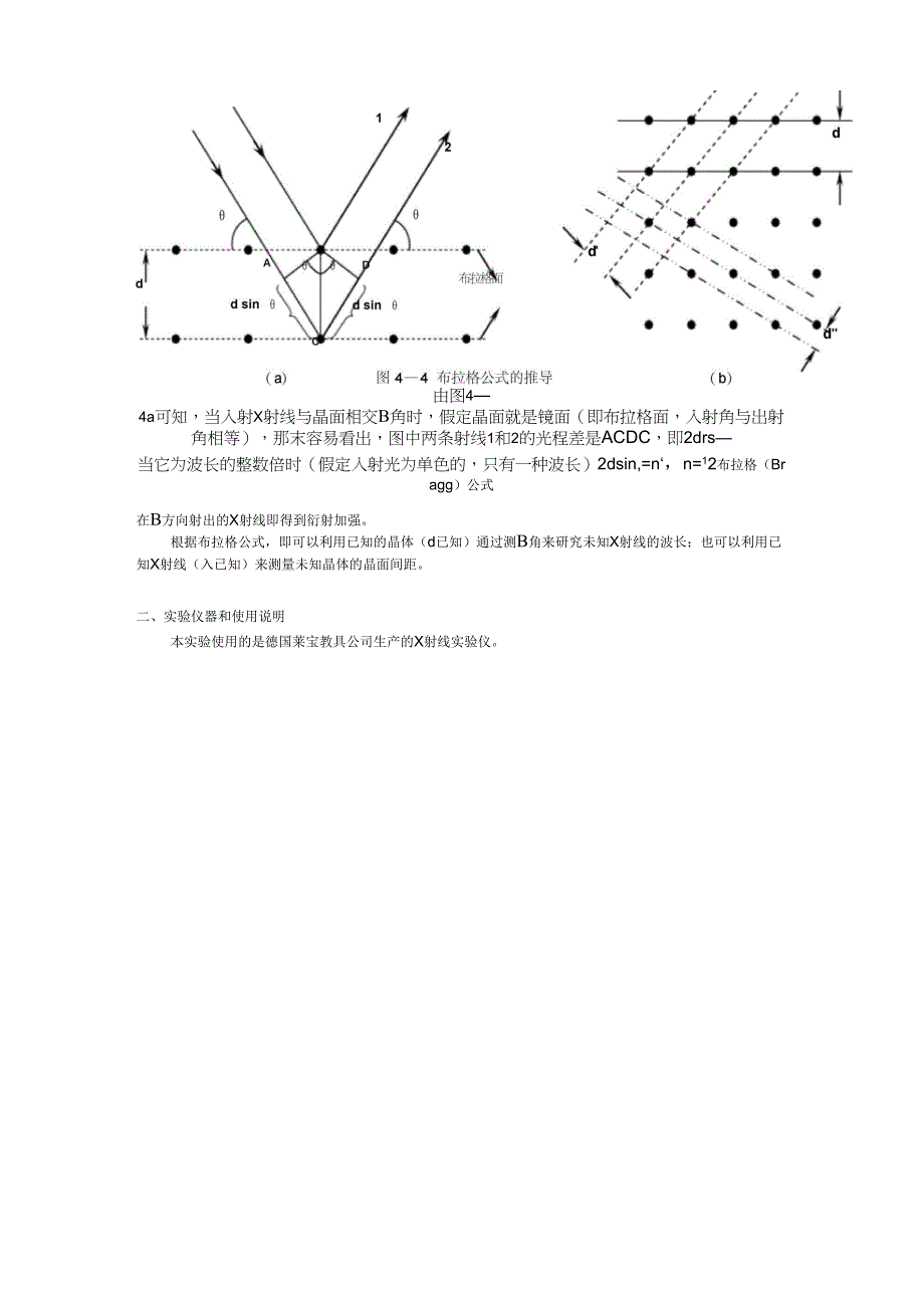X射线衍射晶体结构分析实验报告_第3页