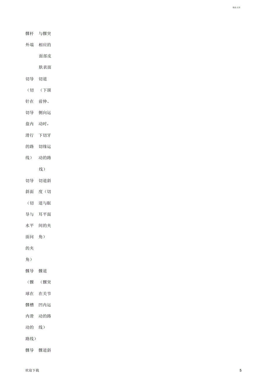 口腔修复学重点笔记_第5页