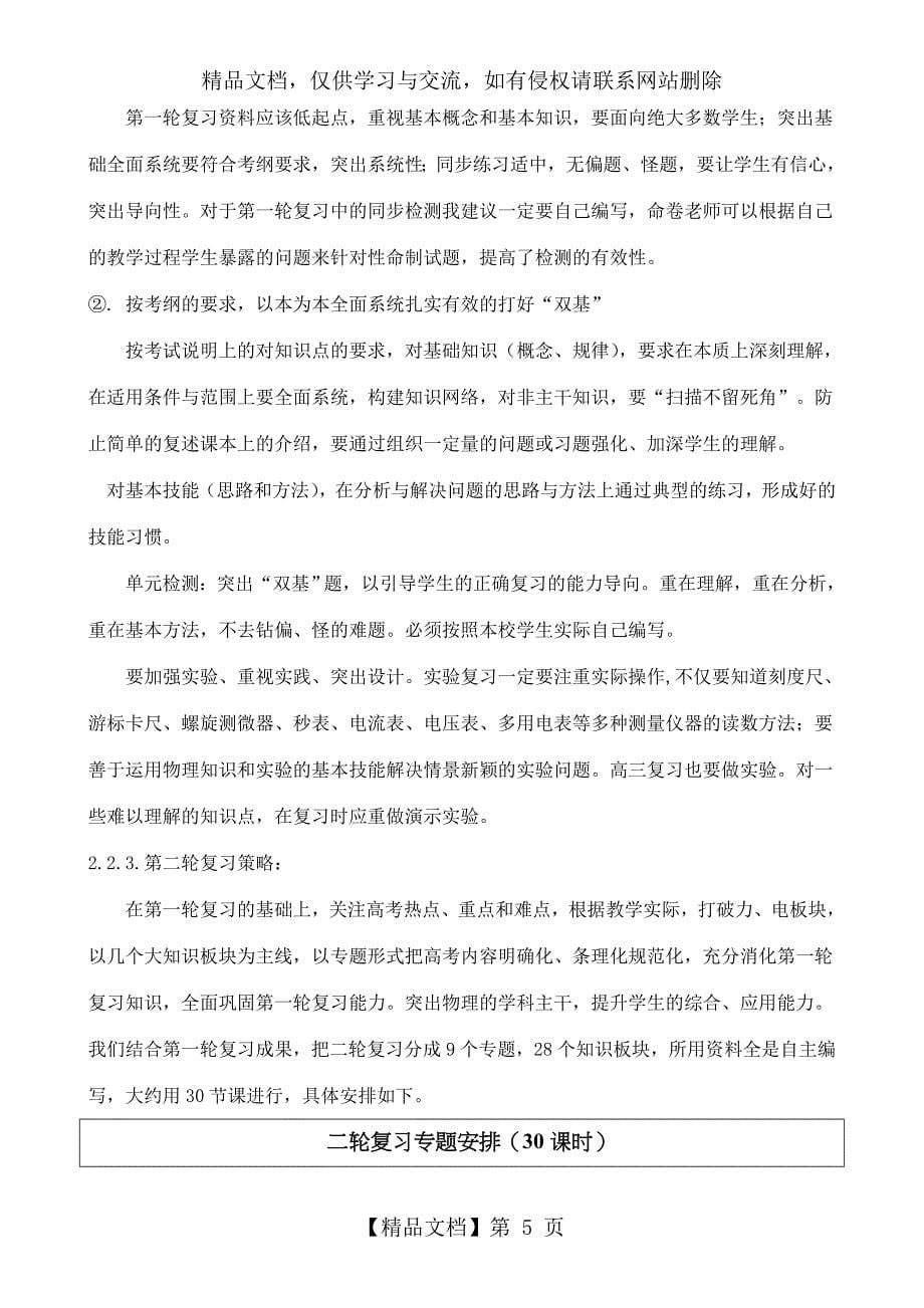 新课程背景下高三物理总复习有效性策略_第5页