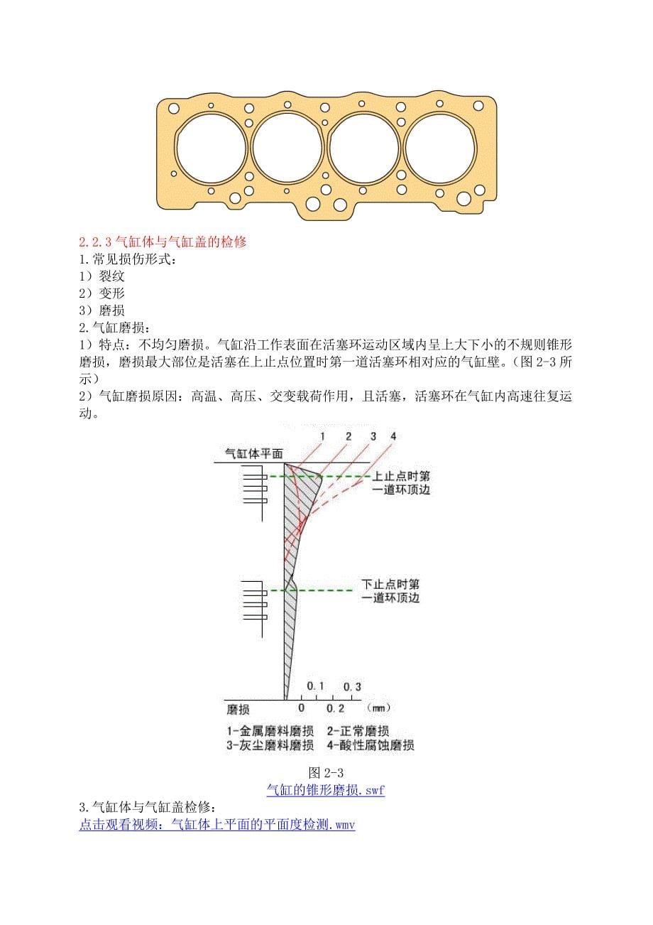 曲柄连杆机构构造与维修教案_第5页