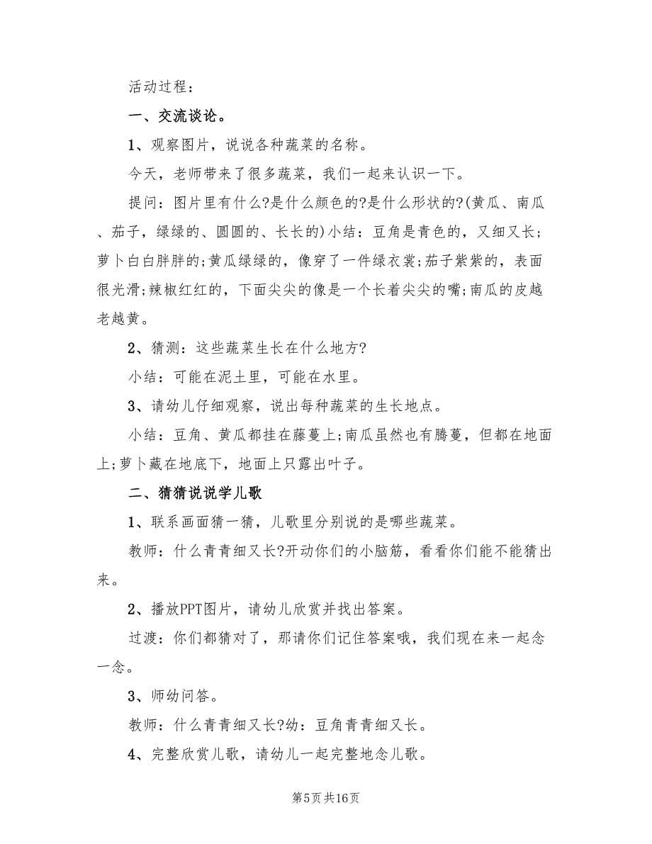 幼儿园大班语言教学方案格式范文（8篇）.doc_第5页