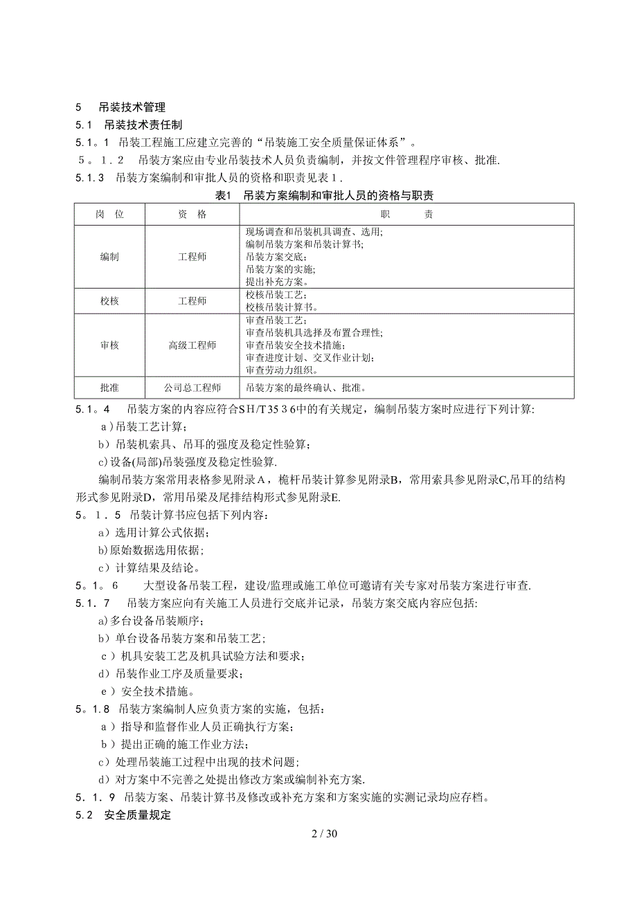 大型设备吊装工程施工工艺标准_第2页