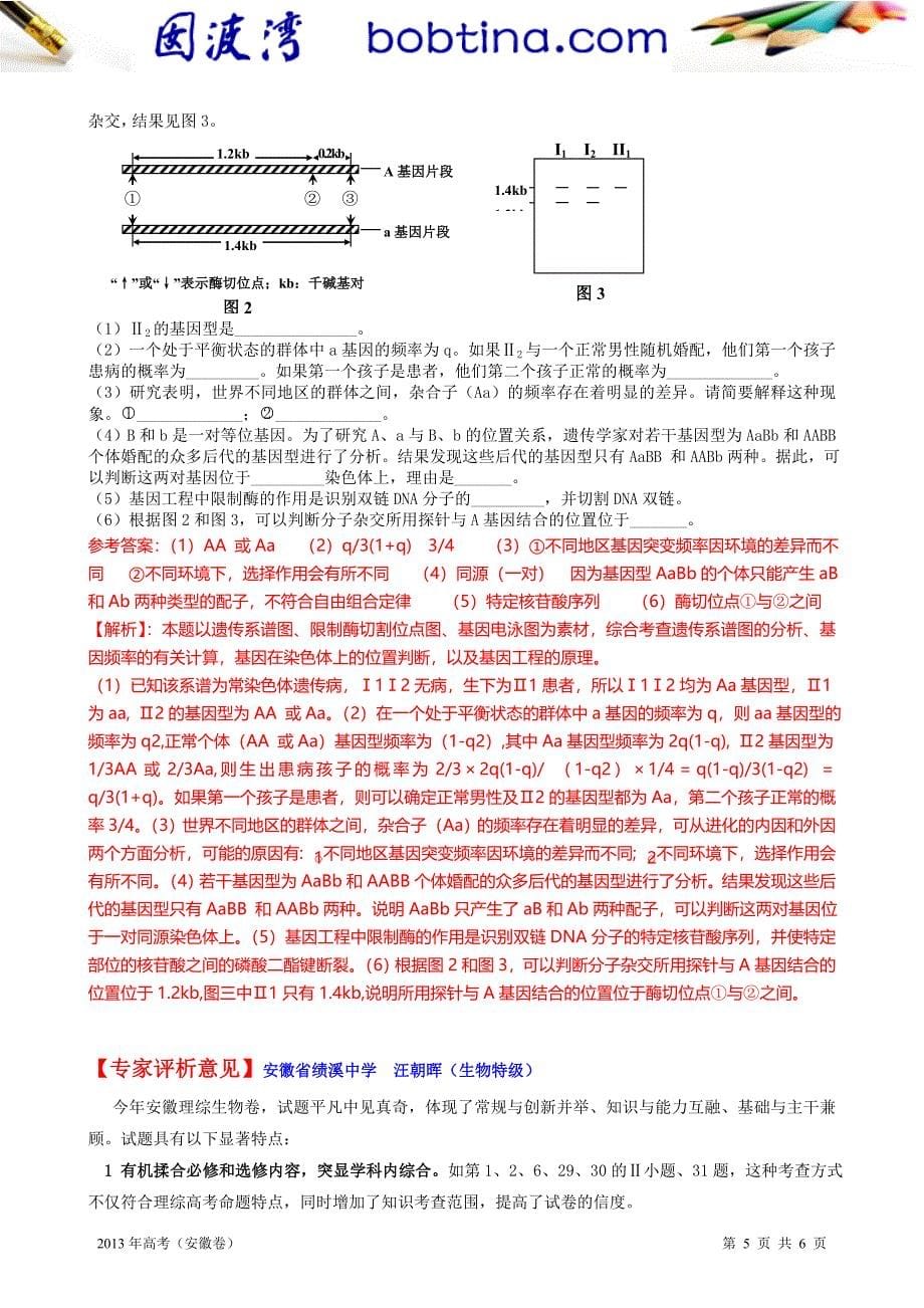 2013年高考安徽卷.doc_第5页