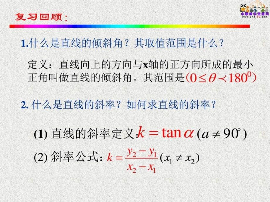 中职多媒体课件直线的点斜式方程数学高中教育教育专区.ppt_第4页