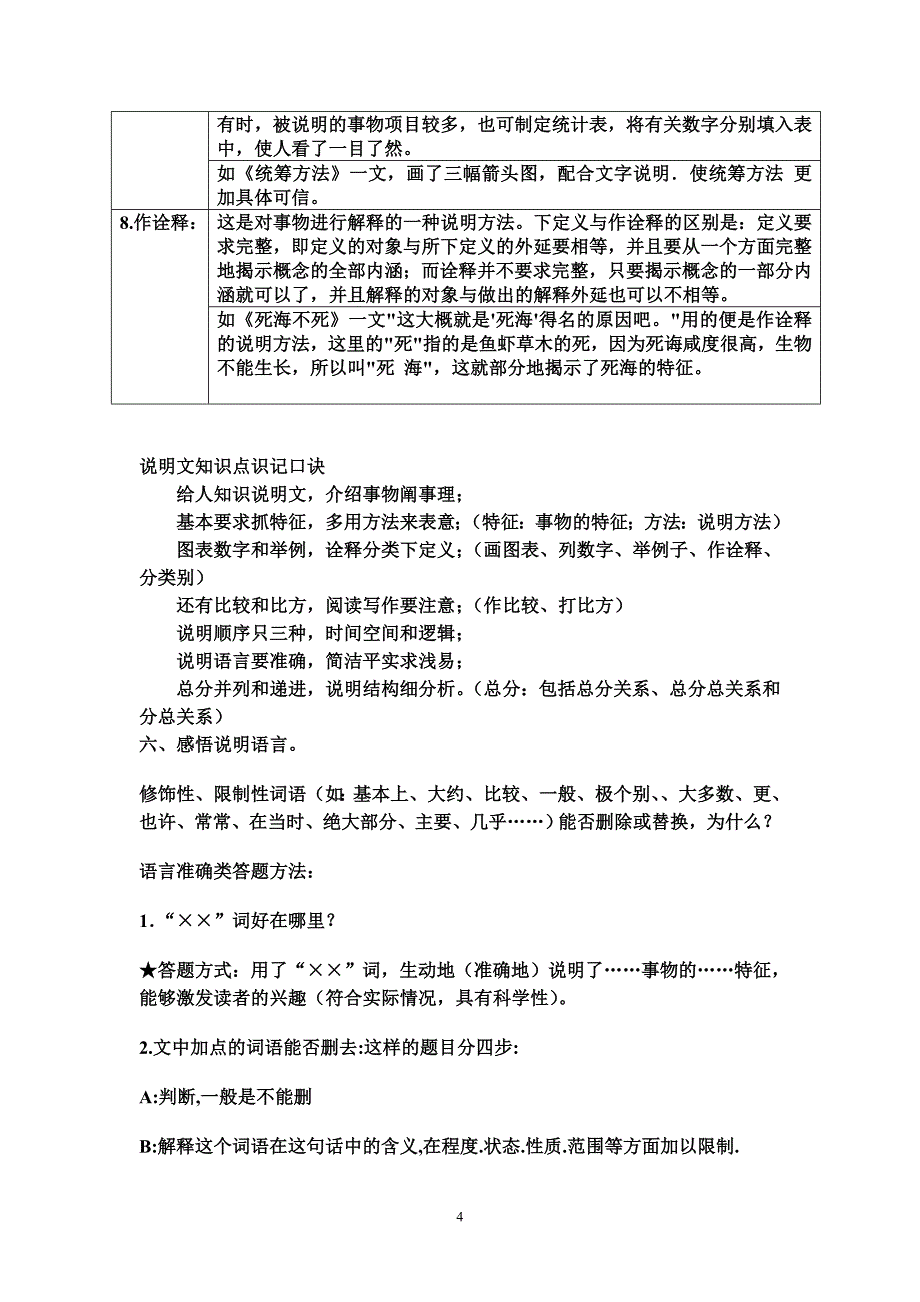 精品资料（2021-2022年收藏的）说明文的结构框架_第4页