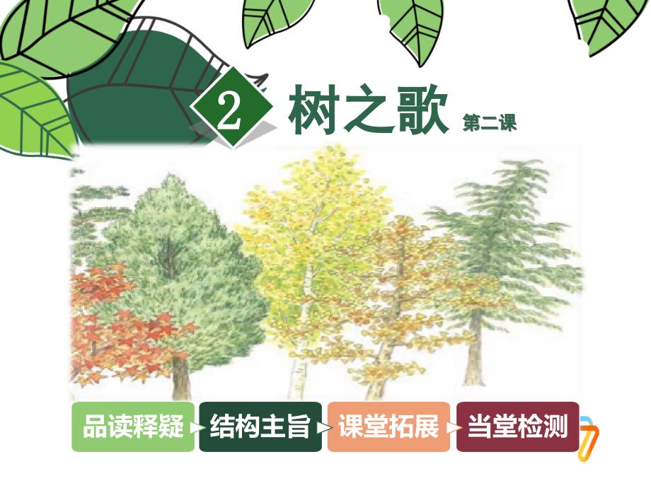 部编本二年级上册树之歌课件_第1页