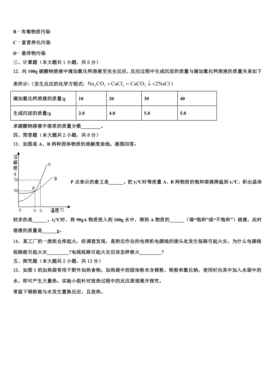 2022-2023学年陕西省榆林市名校中考化学押题试卷含解析.doc_第4页