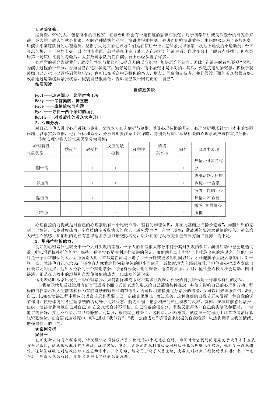 电大演讲与口才小抄_第5页