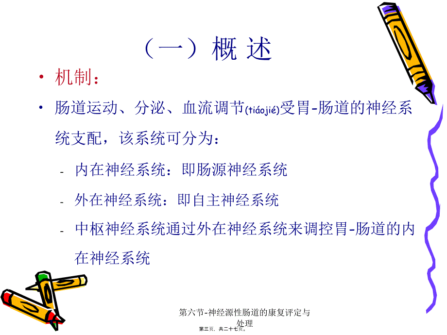 第六节神经源性肠道的康复评定与处理课件_第3页