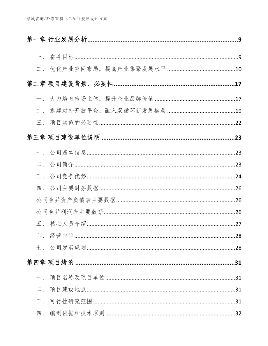 黔东南磷化工项目规划设计方案_第3页