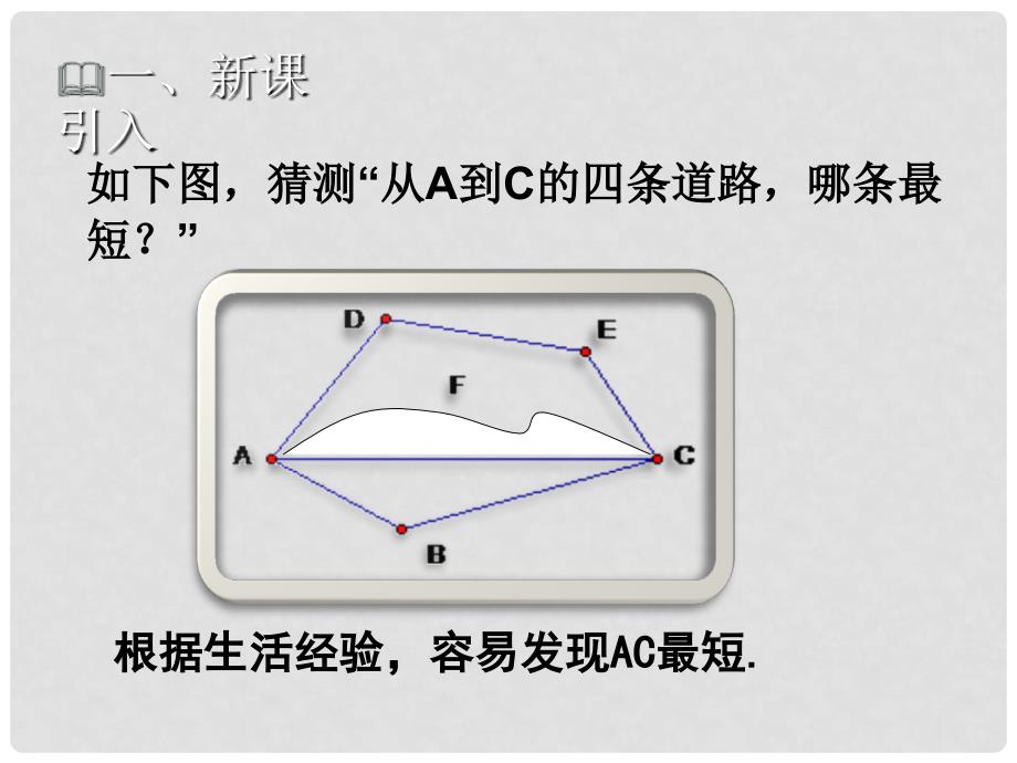 七年级数学上册 第四章 基本平面图形 4.2 比较线段的长短教学课件 （新版）北师大版_第2页