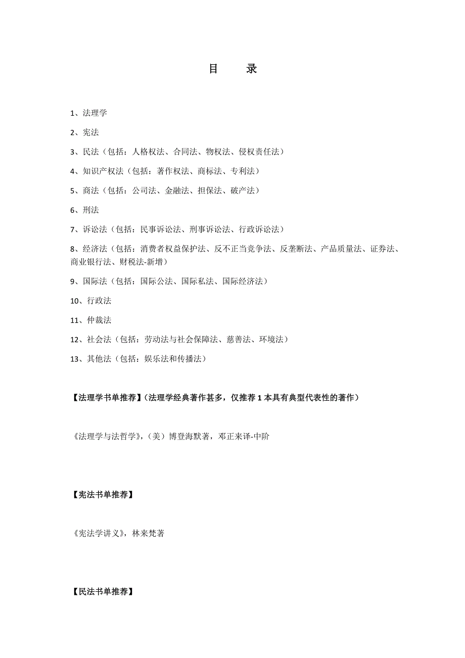 法学精通书单_第1页