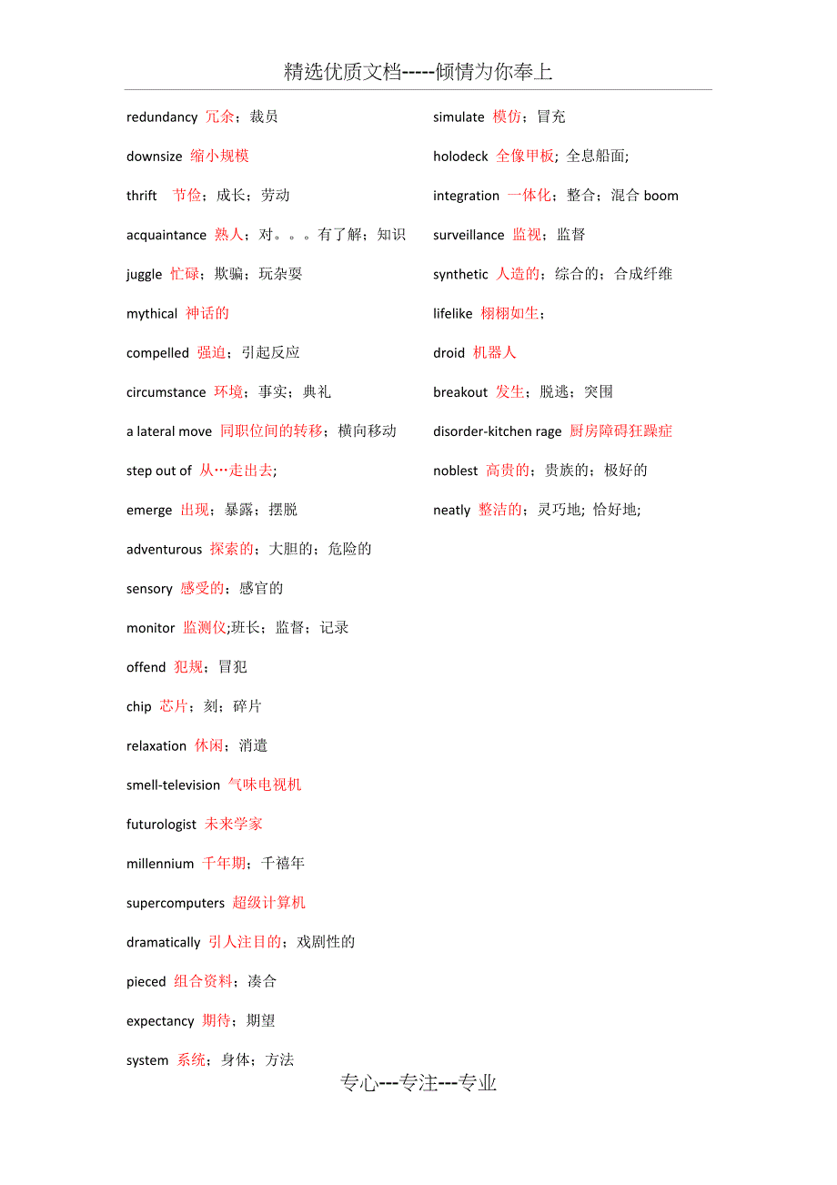 2001年考研英语一单词整理_第4页