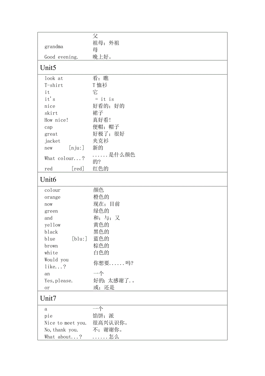 译林版英语词汇表(三年级上).doc_第2页