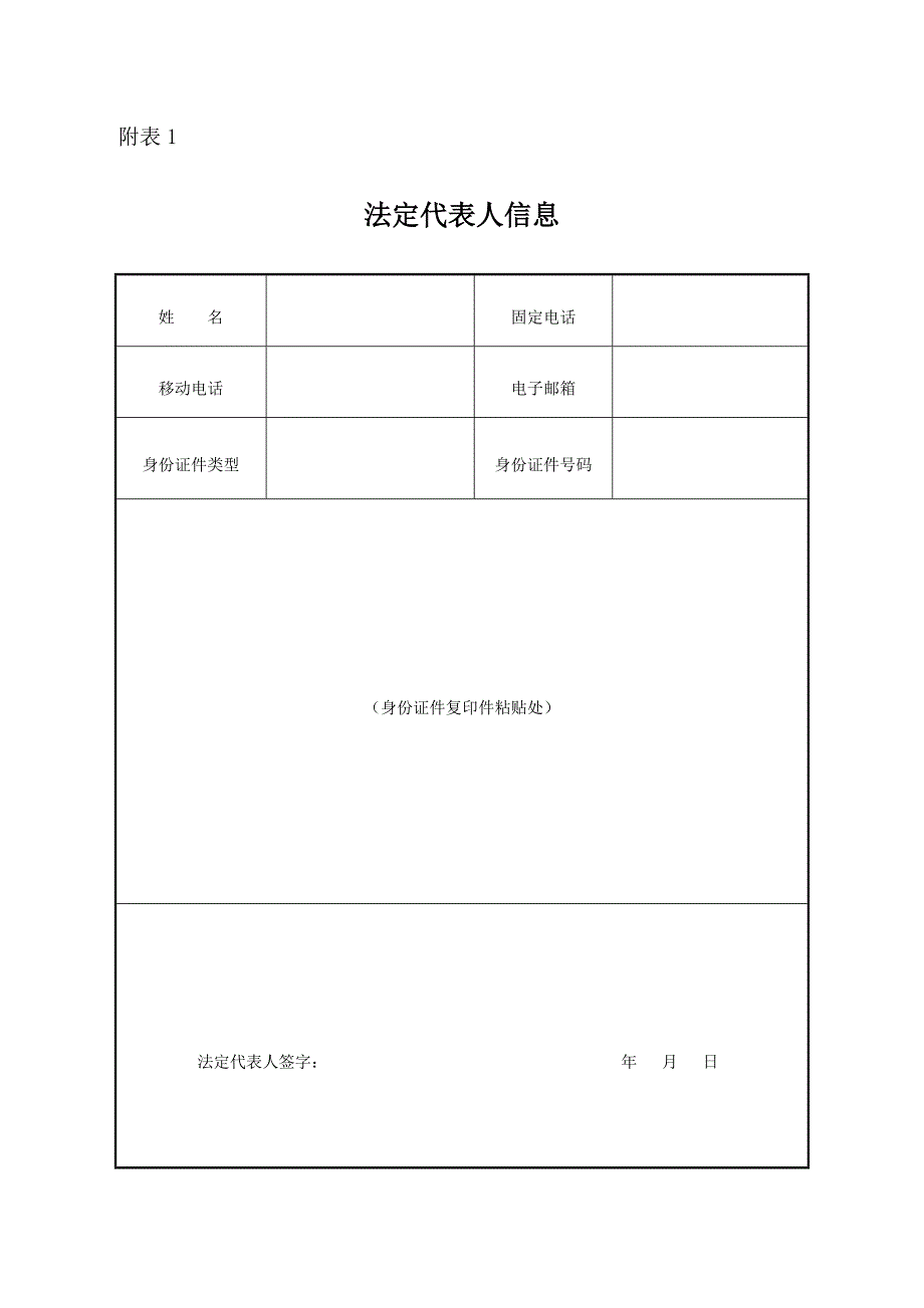 公司登记备案申请书印制双面_第3页