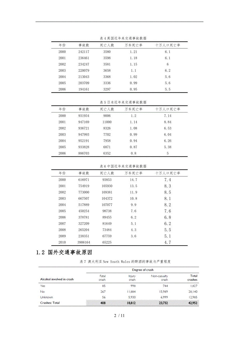 国内外交通事故数据比较_第2页