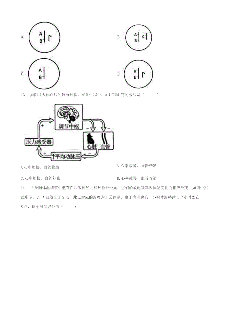 2022届上海市宝山区高三二模生物试题_第4页