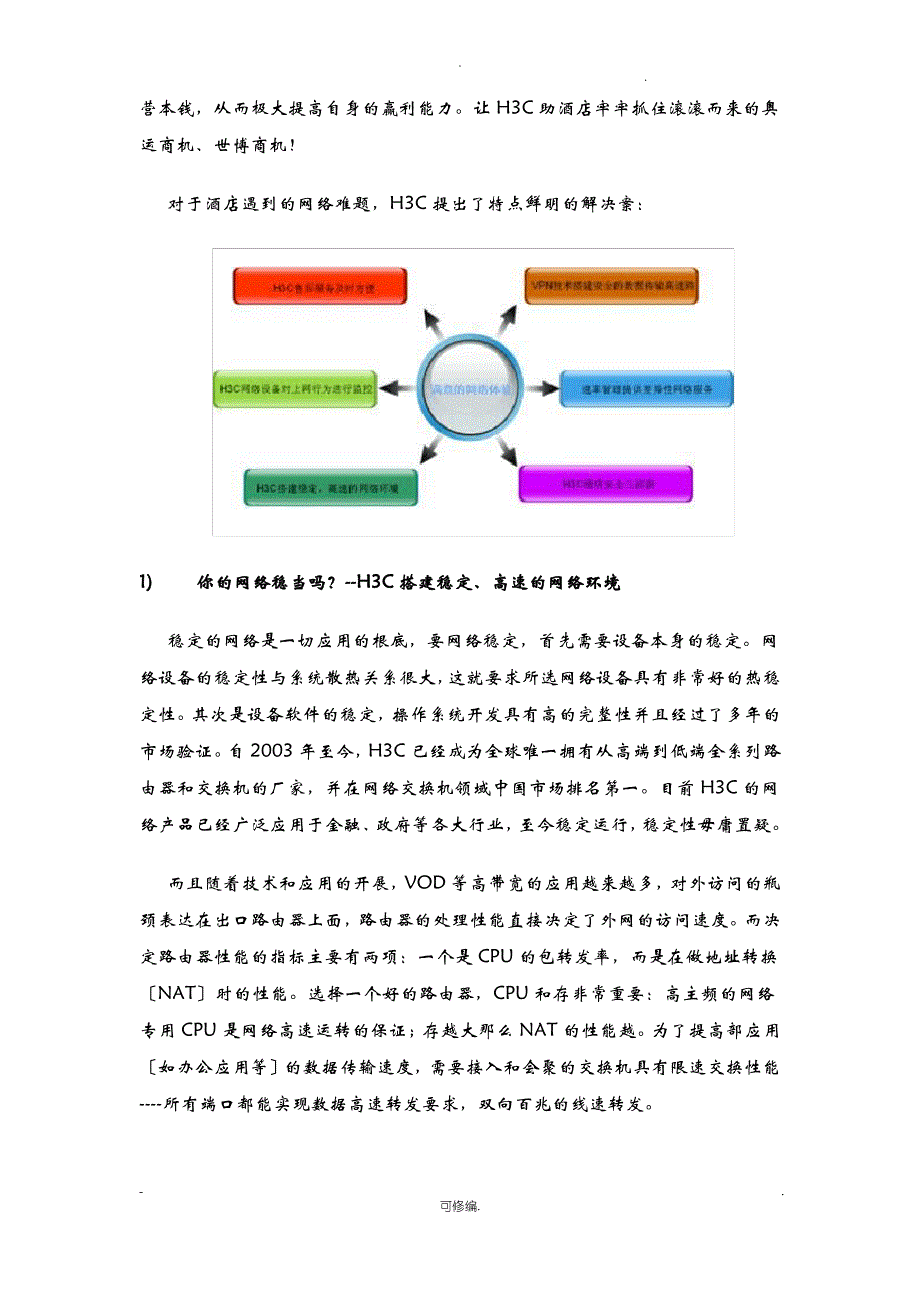 经济型酒店网络解决与方案_第4页