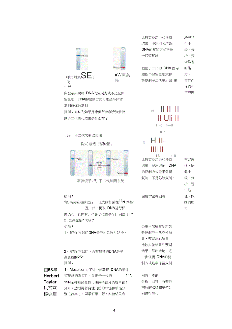 (完整word版)DNA的复制教案汇总_第4页